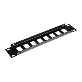 EQUIP Panel Keystone 10" Montage 1U Negro EZKP-10-B