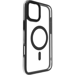 eSTUFF Funda Magnética INFINITE HELSINKI para iPhone 16 Plus - Negra - 86% Plástico Reciclado, Protección Esquinas