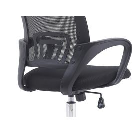 Silla Q-Connect Oficina Siena Malla Base Metalica Alt Max 1000 Anc 560 Prof 570 Ruedas Premium Color Negro