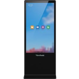 ViewSonic EP5542T, ePoster Kiosk Digital Interactivo Táctil 55" 4K UHD (2160x3840), 10 Puntos, Android, Libre de pie, Negro.