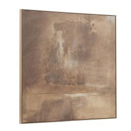 DKD Home Decor Cuadro Abstracto Moderno de Lienzo Marrón 120x120x5,2 cm Pack 2 Unidades DKD Home Decor Cuadro Abstracto Moderno de Lienzo Marrón 120x120x5,2 cm Pack 2 Unidades