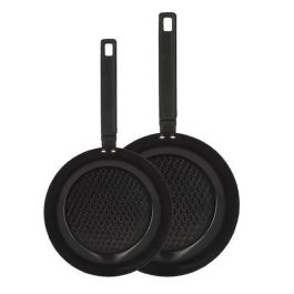 Juego de 2 sartenes - MENASTYL - 6020297 - Aluminio - 24 y 28 cm - Todo tipo de fuegos, incluida inducción Precio: 38.9899994. SKU: B1EZY7VVBS