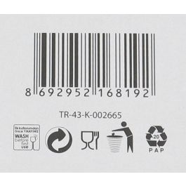 Lav Set 6 Vasos 340 cc "New Art" Colección Artemis ø8.3 x 9.8 cm (8 Cajas)