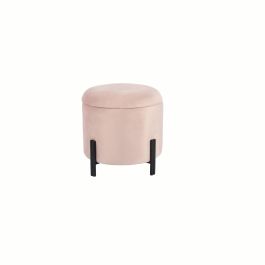 DKD Home Decor Reposapiés Rosa Negro Poliester Metal 42 x 42 x 42 cm Precio: 52.78999979. SKU: B1HQ5WY7V2