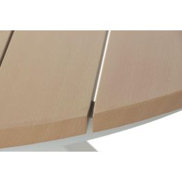 Mesa de Comedor Home ESPRIT Blanco Aluminio 140 x 140 x 75 cm