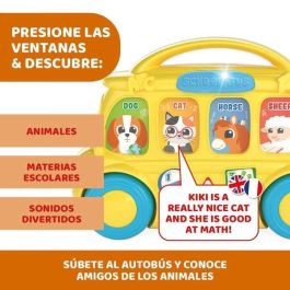 Chicco Autobús Interactivo con Luces y Sonidos Bilingüe – Juguete Educativo para Niños