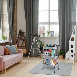 Quid Carrito Multiusos Garbo 45x30,6x77,5 cm Gris Metal