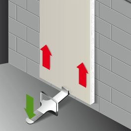 Fartools Estribo de elevación para placas de yeso 300mm