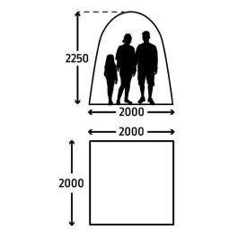 Kampa KAM5056446107266 Refugio inflable AIR Shleter 200 - 2 x 2 m - Gris y negro Kampa KAM5056446107266 Refugio inflable AIR Shleter 200 - 2 x 2 m - Gris y negro