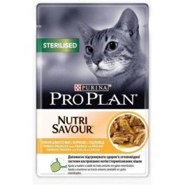 Purina Pro Plan Feline Sterilised Pollo 26x85 gr Comida Húmeda para Gatos Adultos Esterilizados Precio: 24.9499998. SKU: B1H8KV9BVF
