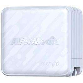 AVerMedia GC313 Ladedock Core GO, Cargador Universal GaN 100W USB-C con HDMI, Power Delivery 3.0 Blanco