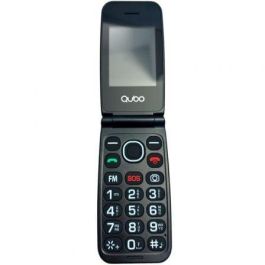 Qubo NEONW-BK NEONWBK 4G Teléfono Móvil 4G Negro para Personas Mayores con Botón SOS y Pantalla Plegable Precio: 40.59000055. SKU: B18QWKLQJA