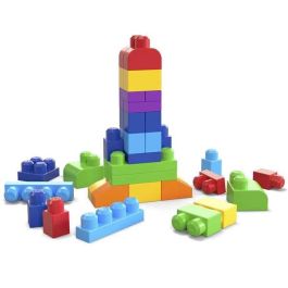 Mattel Bolsa Construccion Mega Bloks 60 Piezas Azul para Niños