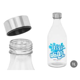 Botella Tapon Acero Fresh Water 1000Ml Vivalto 9X25CM (12 Unidades) Precio: 30.79000001. SKU: B1C4DTG5MF