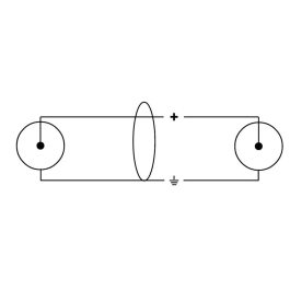 Cordial Cable de Audio RCA Doble 3 Metros