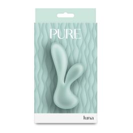 Vibrador Doble Estimulación NS Novelties Pure Luna Verde