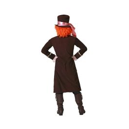 Disfraz Sombrerero Loco Marron Chaqueta Sombrero Hombre Adulto Talla XS-S