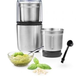 Princess 221040 Picadora y Molinillo 2 en 1 para alimentos, especias y café 200W 0.19L Acero Inoxidable