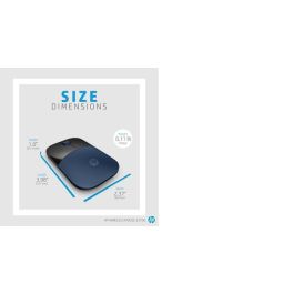 HP Z3700 Blue Wireless Mouse HP Z3700 Blue Wireless Mouse