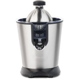 H.Koenig AGR80 Prensa de cítricos profesional con brazo articulado, 160 W, de acero inoxidable para zumos frescos en tu cocina
