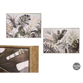 Cuadro Lienzo Marco Oro Hojas Surtidos 72x102 cm - Giftdecor (2 Unidades) Precio: 90.49999948. SKU: B18XZ6QYNC