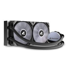 Sharkoon Sistema de Refrigeración Líquida AIO S70 RGB 240mm con Ventiladores PWM para CPU