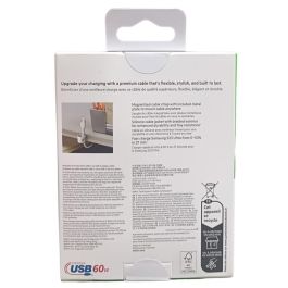 Belkin CAB011BT3MWH Cable USB-C a USB-C Trenzado BoostCharge Pro Flex 3M Blanco para Carga Rápida y Sincronización