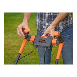 Black+Decker Cortacésped 1600W 38cm bemw471bh-qs, Sistema E-Drive, Bolsa 45L
