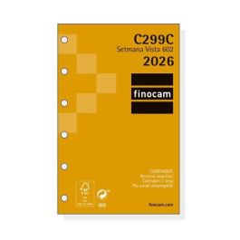 Recambio Agenda Anual (2026) Catalan Finocam C299C Classic 602 73X114 Anualidad S/V Apais. Precio: 4.99000007. SKU: B129A6A2NV