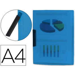 Liderpapel 35482 Carpeta Dossier Pinza Lateral Polipropileno DIN A4 Azul Capacidad 30 Hojas Pinza Giratoria Precio: 2.50000036. SKU: B13KNJWXJ3
