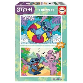 Educa 19998 Puzzle 2x100 Piezas Stitch Disney Cartón Reciclado 40x28cm +6 Años Precio: 9.5000004. SKU: B1CL2E7MFW