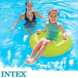 Intex Flotador Rueda Neón Hinchable PVC 76 cm con Asas para Niños +8 Años - Modelos Surtidos
