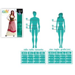 Disfraz Mesonera Mujer Adulto Rojo XXL