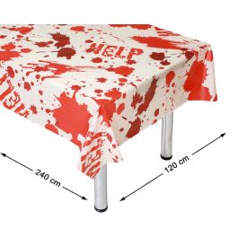 Mantel Sangriento Halloween 240x120 cm Decoración Festiva Precio: 1.49999949. SKU: B19GJCCGMD