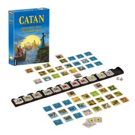 Devir Juego de Mesa Catan El Duelo - Expansión Eras Oscuras, Eras Doradas - 215 Cartas, 2 Jugadores, 75 Minutos, +10 Años