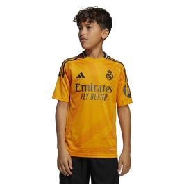 Camiseta de Fútbol de Manga Corta para Niños Adidas Real A Jsy Naranja L