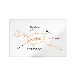 Nobo Pizarra Blanca Magnética de Acero Vitrificado 150x100 cm, Marco Fino InvisaMount para Uso Frecuente y Duradero Precio: 342.0186. SKU: B12Y2NHVYM