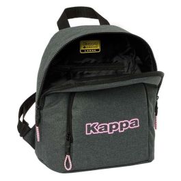 Mini Mochila Safta Kappa Silver Pink 130x250x300 mm Mini Mochila Safta Kappa Silver Pink 130x250x300 mm