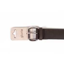 Gloria Collar Liso de Cuero Genuino Premium para Perros de Razas Grandes Molosas 80x4cm Marrón - Control y Confort Óptimo