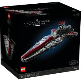 LEGO Star Wars Crucero de Ataque Clase Venator de la República 75367 Juego de Construcción para Adultos con 5374 Piezas