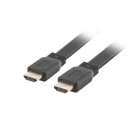 Lanberg CA-HDMI-21CU-0050-BK Cable HDMI 2.0 5m Negro Macho-Macho Tipo A, 18 Gbps, compatible 3D y ARC, conectores chapados en Oro. Precio: 8.49999953. SKU: S5611066
