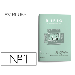 Rubio Cuaderno Caligrafía Nº 1 para Desarrollo de Destrezas Motrices en Lenguaje Escrito Precio: 11.78999952. SKU: B123R5KWJF