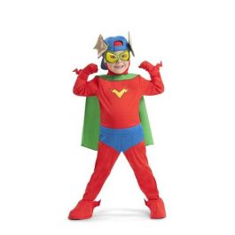 My Other Me Disfraz Kid Fury Gorra Antifaz Pasamontañas Mono Capa Cubrebotas Guantes Brazaletes 4-5 Años