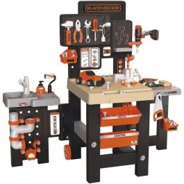 Black+Decker Mega Centro Taller de Bricolaje Infantil completo con Herramientas y Accesorios. Incluye Mecánica, Fontanería, Pintura, Carpintería. Precio: 137.98999962. SKU: B1FKP9AFPS