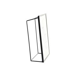 DKD Home Decor Marco de Foto 15x20 Moderno Negro Metal y Cristal 6 Unidades 6 x 20.5 x 15.5 cm