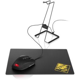 Sharkoon X-Rest Pro Soporte para Auriculares de Metal Negro - Soporte Pasivo para Auriculares con Base Antideslizante y Gestión de Cables