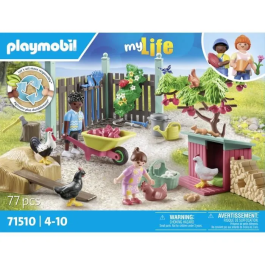 Playmobil Gallinero y Jardín 71510 Mi Vida