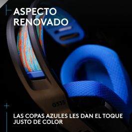 Logitech Auriculares Gaming G535 Inalámbricos LIGHTSPEED Negro, Compatible con Mac y Windows