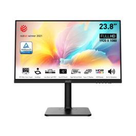 MSI Monitor Modern Md2412P. 23.8” (60Cm). Plano. Ips. 1920X1080 (Fhd). 100Hz. Negro Precio: 163.99000046. SKU: B1633EWKHQ