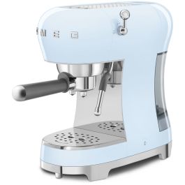 Smeg ECF02PBEU, Máquina Espresso, 1.1L, Pastel Blue